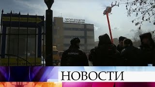 В Москве у метро «Семеновская» загорелся комплекс «Персей для детей».