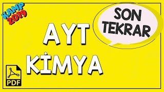 AYT Kimya Son Tekrar | Kamp2019