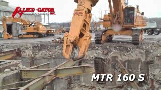 Allied-Gator MTR 160 S Mobile Shear - Structural Steel Demolition and Processing