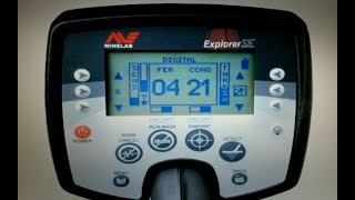 Настройка  MINELAB EXPLORER SE Pro на максимальную глубину поиска.