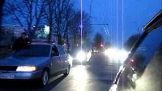 Сходняк посаженных авто КТА в г.Майкопе