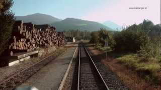 Almtalbahn - Führerstandsmitfahrt - Wels (Hbf) nach Grünau i. Almtal