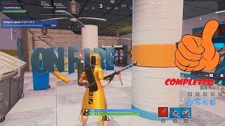 Где найти спрятанные буквы "O-N-F-I-E-R" в Fortnite