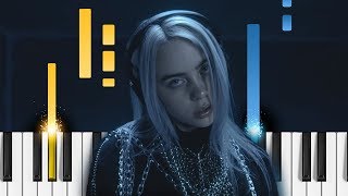 Billie Eilish - lovely (with Khalid) - Piano Tutorial / Piano Cover [13 Reasons Why soundtrack]