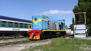 Тяжёлый запуск дизеля тепловоза ТЭМ2УМ-110 / Hard engine start of TEM2UM-110 loco
