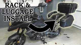 Easy Motorcycle Luggage Rack Install on a Kawasaki
