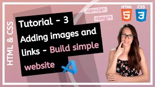 HTML & CSS (2020) - How to add image and link? How to build a website step by step? Beginner course