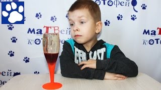 Эксперимент Делаем ЛАВОВУЮ ЛАМПУ в бокале | Make a Lava Lamp