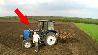 Лучшие моменты работы на тракторе в поле #Фермерство