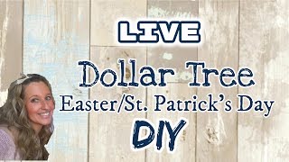QUICK N EASY DOLLAR TREE GLASS BLOCK DIY | St Patrick's Day / Easter in one!!!!!