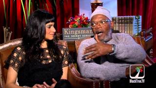 KINGSMAN interview w/ Samuel L. Jackson and Sofia Boutella