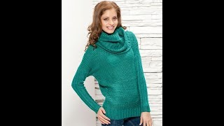 Как Связать Женский Джемпер Спицами? модели - 2019 / Women's Sweaters / Frauen Pullover