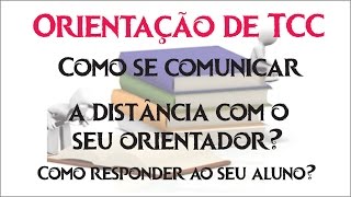 Orientação de TCC EAD comunicação entre orientadores e orientandos pelo Word
