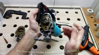Обзор и разборка электролобзика Макита 4304Т.