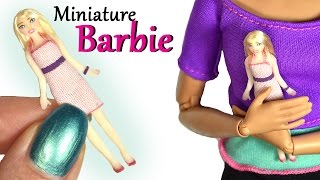 How To: Mini Barbie inspired Doll - A Barbie Doll for a Barbie - Polymer Clay Tutorial