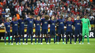 Manchester United and Ajax remember attack victims before Europa League final
