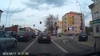 Biłgoraj - paraliż miasta ze względu na wypadek w Markowiczach.
