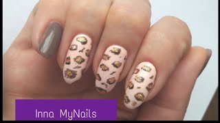 Леопардовый маникюр?Тигровый принт на ногтях??