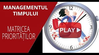 Matricea priorităților - MANAGEMENTUL TIMPULUI