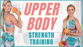 LEAN ARMS & TONED BACK - Upper Body at home STRENGTH WORKOUT