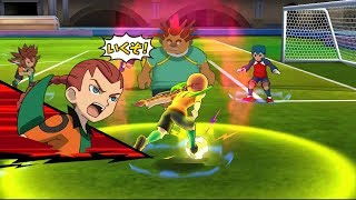 Inazuma Eleven Go Strikers 2013: Dark Angel Vs Little Gigant Wii 1080p (Dolphin/Gameplay)