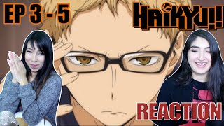 Battle of the First Years!! | Haikyu!! Episodes 3-5 Reaction Highlights