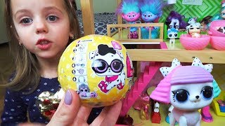 ЛОЛ Питомцы ШАР Сюрприз LOL PETS SURPRISE Распаковка игрушки L.O.L Видео для детей