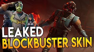 Legendary BLOCKBUSTER SKIN Leaked in Fortnite Battle Royale + New Skins Datamined! "VISITOR/OMEN"