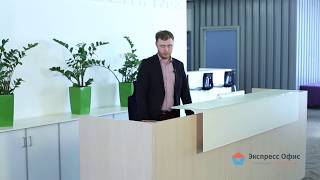 Обзор итальянской стойки администратора Factory Light с матовым светлым стеклом