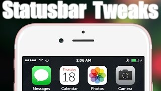 12 CYDIA Tweaks for your Statusbar iOS 9 - 9.3.5
