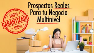 PRUEBA REAL - PROSPECTOS EN AUTOMATICO PARA MULTINIVEL - COMO PROSPECTAR EN FRIO - #multinivel