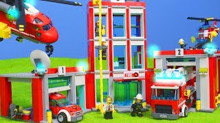LEGO Feuerwehrmann, Feuerwehrauto & mehr Spielzeugautos für Kinder | Unboxing Episode deutsch