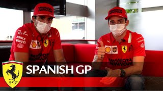 Carlos and Charles’ message for the Tifosi after the Spanish GP