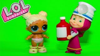 Мультик Куклы ЛОЛ сестричка УПАЛА с качели Видео для детей Мультфильмы ЛОЛ Сюрприз