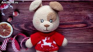 Амигуруми: схема Собачки. Игрушки вязаные крючком - Free crochet patterns.