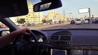 Mercedes-Benz E55 AMG (w211) - onboard (tire review)