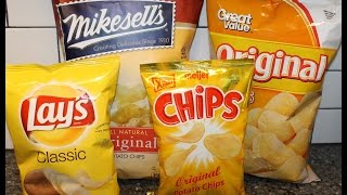 Lay’s, Mikesell’s, Meijer & Great Value: Original Potato Chips Blind Taste Test
