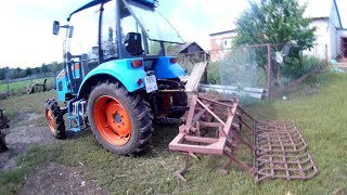 ВЛОГ: ДЕВОЧКА ЗА РУЛЁМ ТРАКТОРА АГРОМАШ 50 ТК?! УДОБРЕНИЕ И КУЛЬТИВИРОВАНИЕ ОГОРОДА!