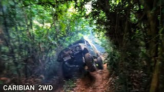 ทริปชวนเพื่อนเที่ยวหุบกระฮัง EP.3คาริเบี้ยนขับสองออกจากป่า caribina 4x4 Thailand