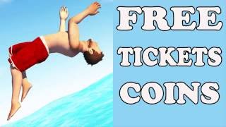 Flip diving Hack - How to Get FREE Tickets and Coins