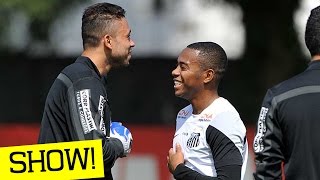Robinho e Vladimir dão show no freestyle