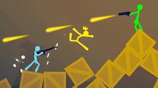 СЛОМАННЫЕ УРОВНИ И БИТВА МАЛЕНЬКИХ ЧЕЛОВЕЧКОВ В STICK FIGHT THE GAME!
