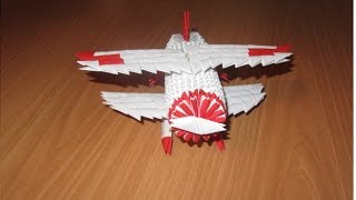 Оригами как сделать самолет из бумаги. \ How to Set Airplane origami from paper.