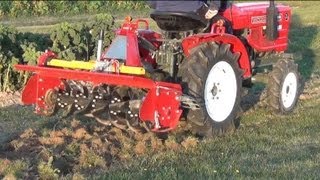 YM1510D mit Bodenfräse / rotary cultivator [HD]