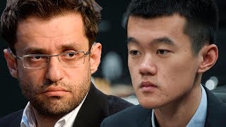 Аронян - Дин Лижень 1 тур турнира претендентов. Берлин 2018