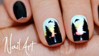 Рисунок на ногтях | Легко и быстро | Дизайн ногтей | MixStyleCappuccino NailArt