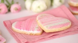 Iced Sugar-Cookie Hearts- Sweet Talk with Lindsay Strand