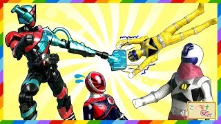 宇宙戦隊キュウレンジャー『ナーガを守れ！？ラビット掃除機フォーム登場！』こどモす おもちゃアニメ ヘビツカイシルバー テンビンゴールド   Kyuranger　Kamen Rider