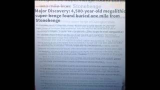Major Discovery: 4,500 Year Old Megalith Super-Henge Found Near Stonehenge