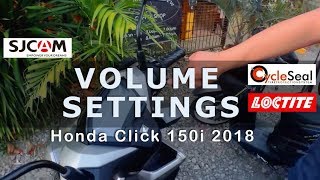 Honda Click 150i 2018 : Game Changer Volume Settings